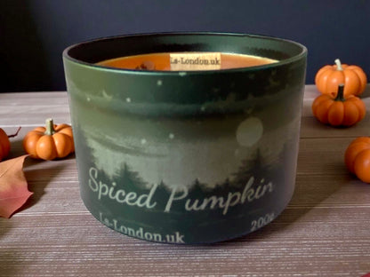 Spiced Pumpkin Scented Limited Edition Halloween Container Candle 200g