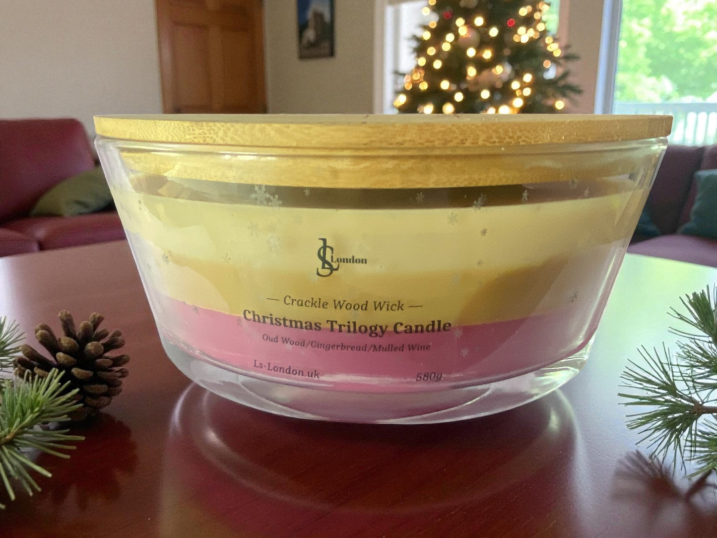 Create Your Own Christmas Trilogy Ellipse Candle 520g