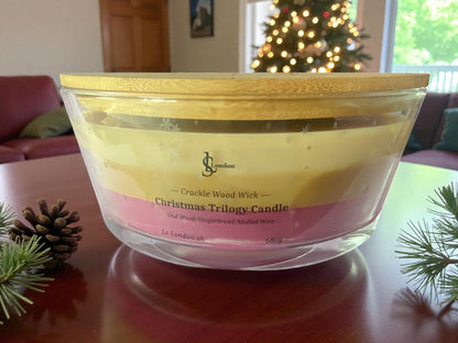 Create Your Own Christmas Trilogy Ellipse Candle 520g