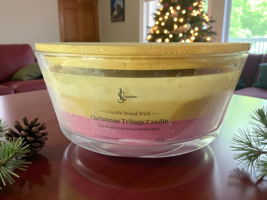 Create Your Own Christmas Trilogy Ellipse Candle 520g