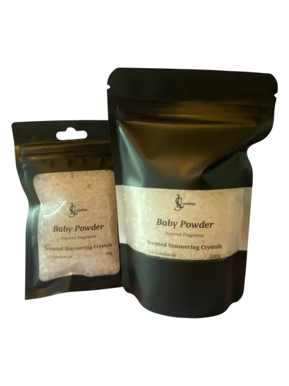 Baby Powder, Scented Simmering Crystals (Sizzlers)