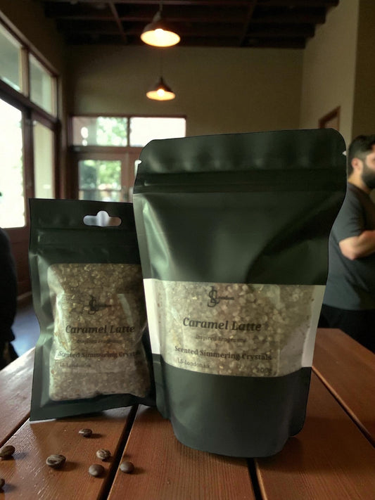 Caramel Latte, Scented Simmering Crystals (Sizzlers)