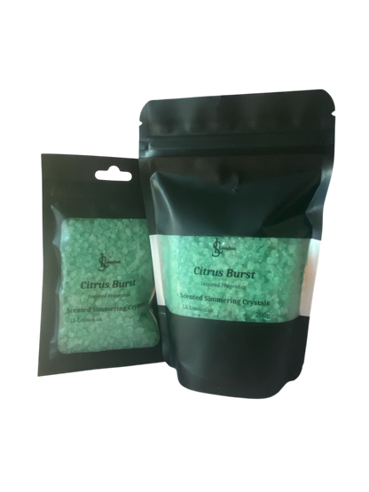 Citrus Burst, Scented Simmering Crystals (Sizzlers)