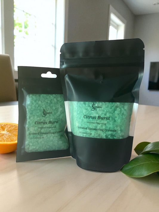 Citrus Burst, Scented Simmering Crystals (Sizzlers)