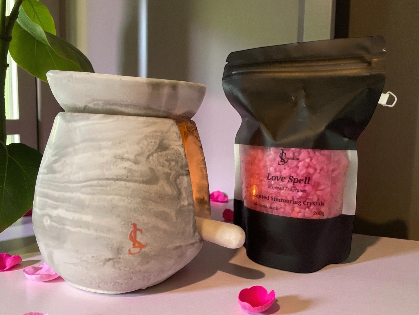 Love Spell Inspired, Scented Simmering Crystals (Sizzlers)