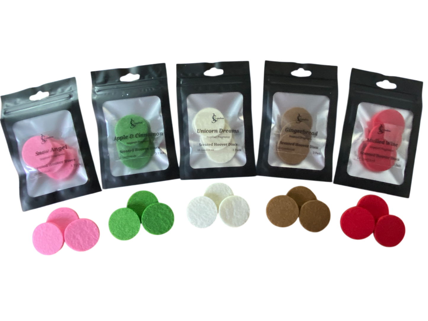 Hoover Disc Bundle x5 Christmas Scented Vacuum Hoover Discs