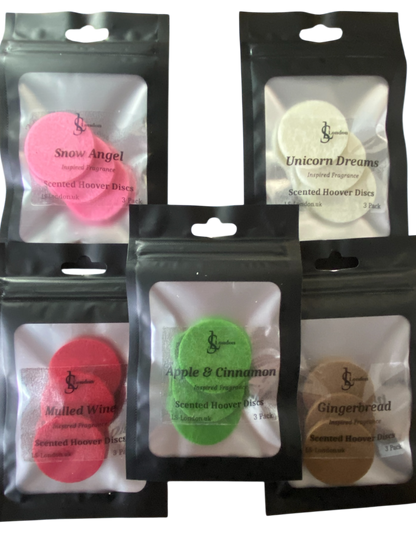 Hoover Disc Bundle x5 Christmas Scented Vacuum Hoover Discs