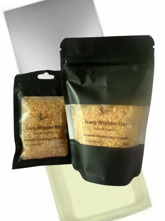 Issey Miyake Her Inspired, Scented Simmering Crystals (Sizzlers)