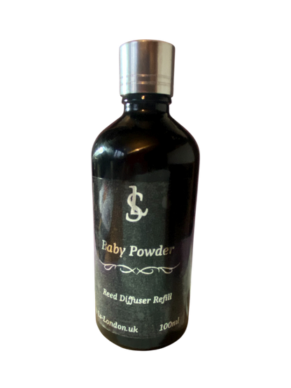 Baby Powder, Fragrance Reed Diffuser Refill