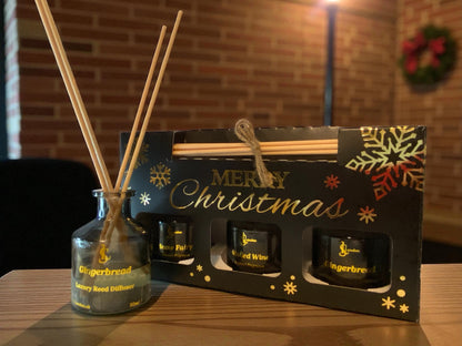 Female Designer Inspired Fragrance, Luxury Christmas Gift Set of 3 x 50g Reed Diffusers