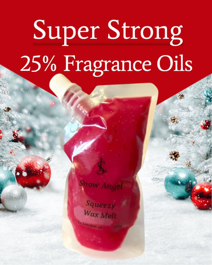Snow Angel Fragrance 100g, Highly Scented Squeezable Soy Wax Melt