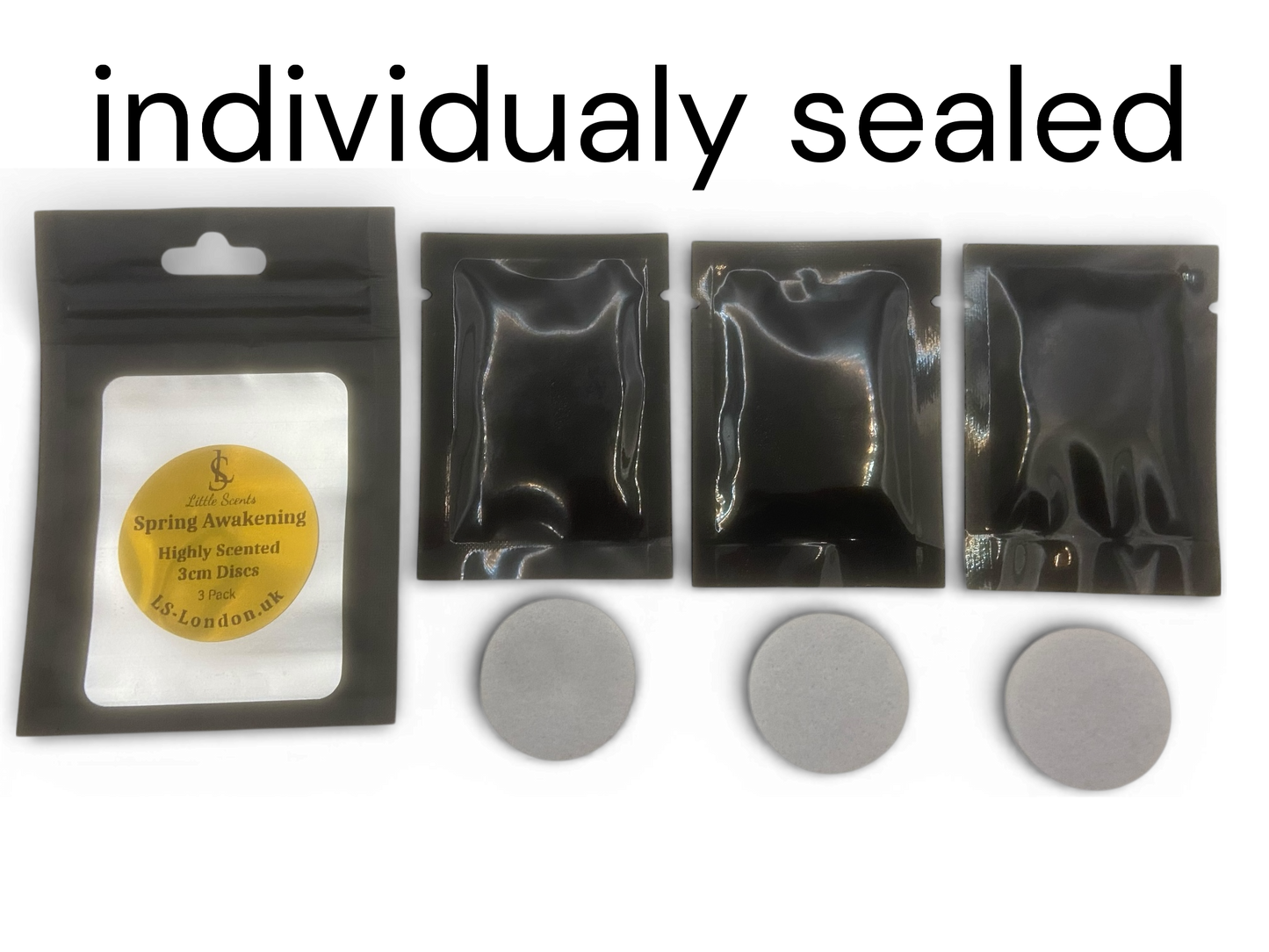 individually sealed scented hoover discs