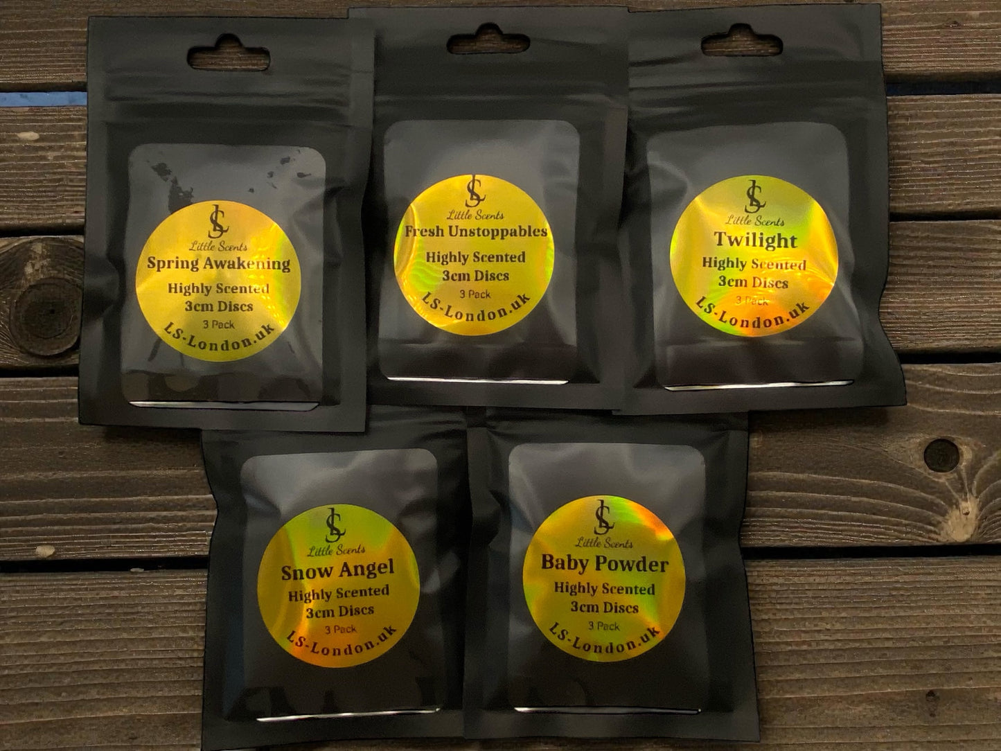 Highly Scented Hoover 3cm Discs/Bin Diffuser refills Bundle x5 Packs Of 3