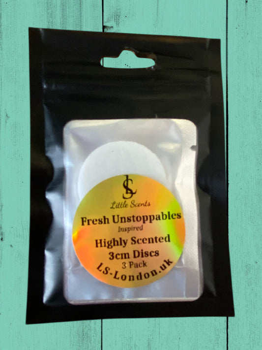 Fresh Unstoppables (Inspired) Scented Vacuum Hoover Discs