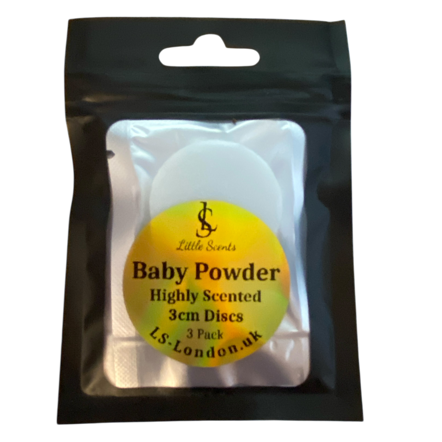 Baby Powder Scented Vacuum Hoover Discs x3 Individually Sealed