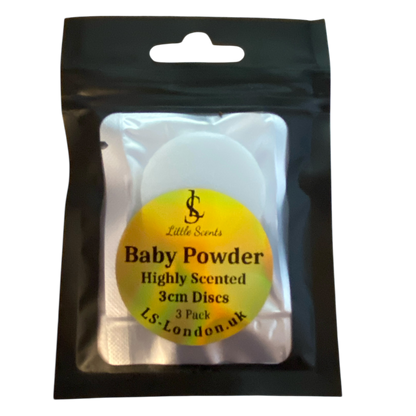 Baby Powder Scented Vacuum Hoover Discs x3 Individually Sealed