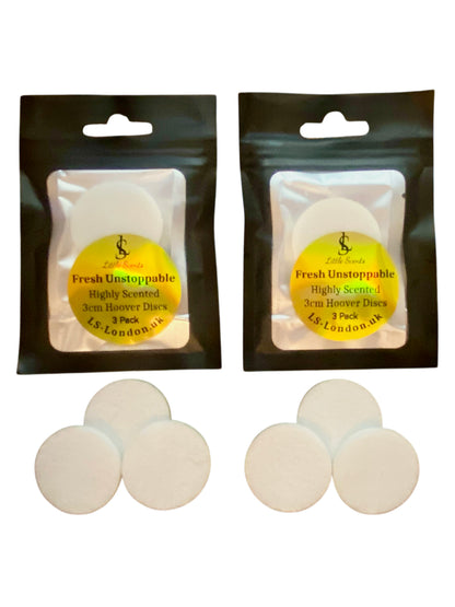 200g Sizzlers + Scent Booster & x2 Packs Of 3 Individually Sealed Scented Vacuum Hoover Discs Bundle