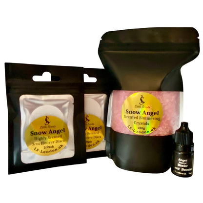 200g Sizzlers + Scent Booster & x2 Packs Of 3 Individually Sealed Scented Vacuum Hoover Discs Bundle