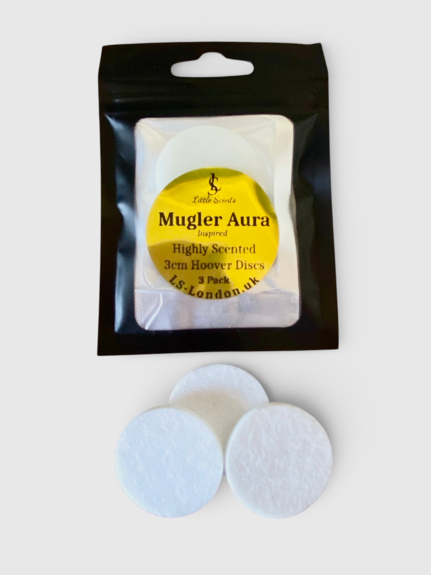 Mugler Aura (Inspired) Scented Vacuum Hoover Discs x3 Individually Sealed
