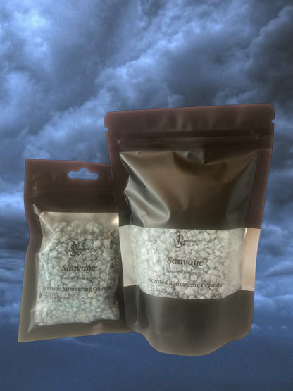 Inspired By sauvage Scented Shimmering Crystals (Sizzlers) 
