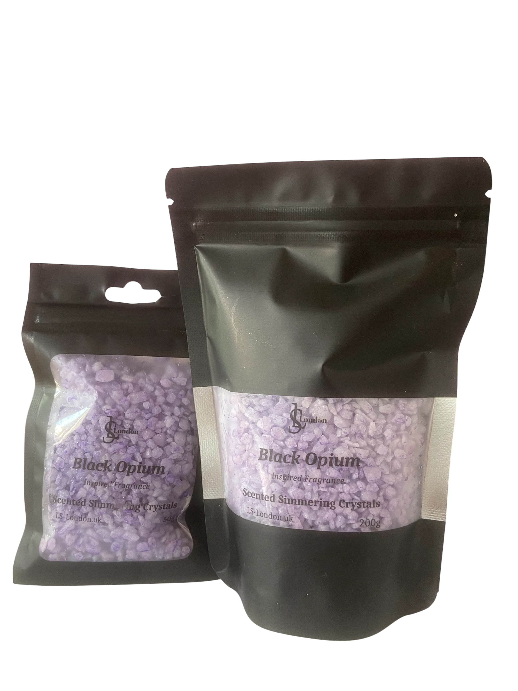 Inspired By black  opium Scented Shimmering Crystals, Sizzlers 50g 200g
