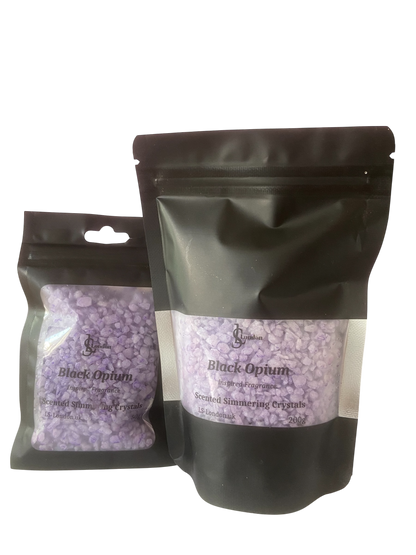 Inspired By black  opium Scented Shimmering Crystals, Sizzlers 50g 200g