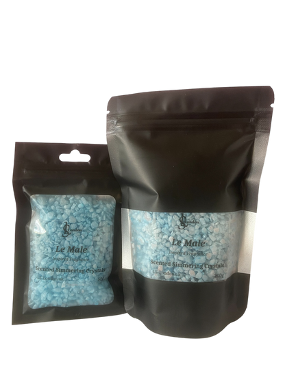 Inspired By le male Scented Shimmering Crystals (Sizzlers) 200g and 50g